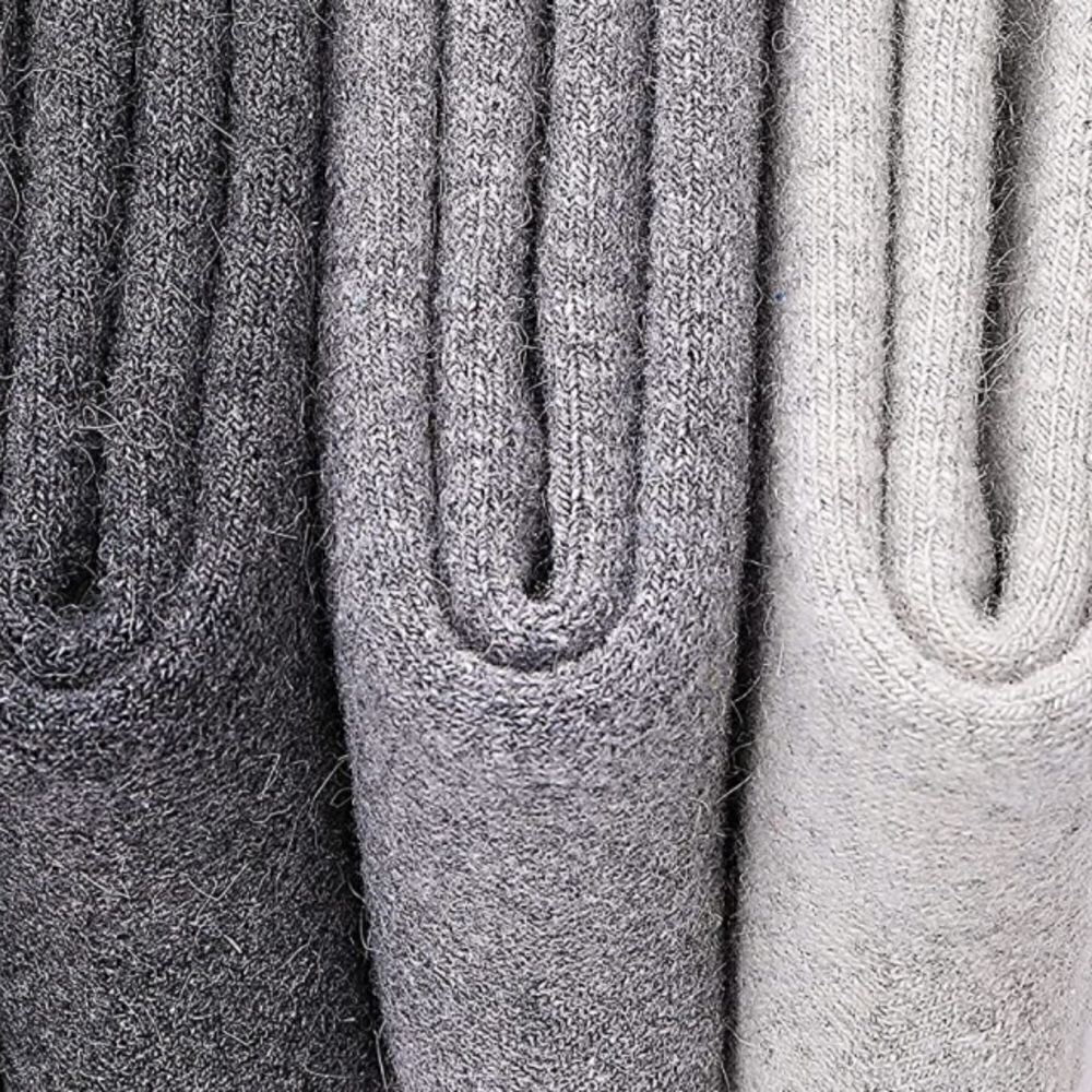 Neutral Merino Wool Blend Socks - Picture 6 of 6
